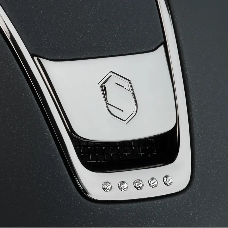 Miss Shield 2.0 Shadowmatt Black + 5 Swarovski Crystals-2