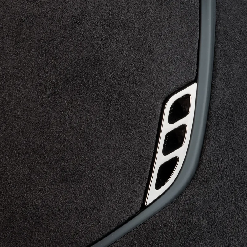 Miss Shield 2.0 Premium Black Alcantara and Black Chrome Blazon-2