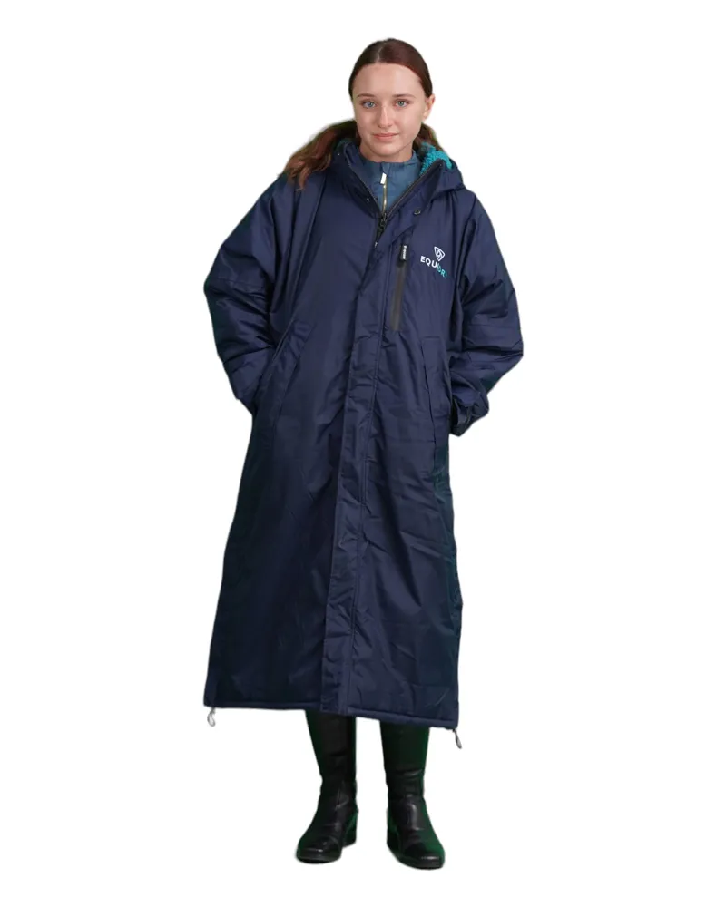 Equidry All Rounder Evolution Adults Jacket - Navy/Turquoise-3