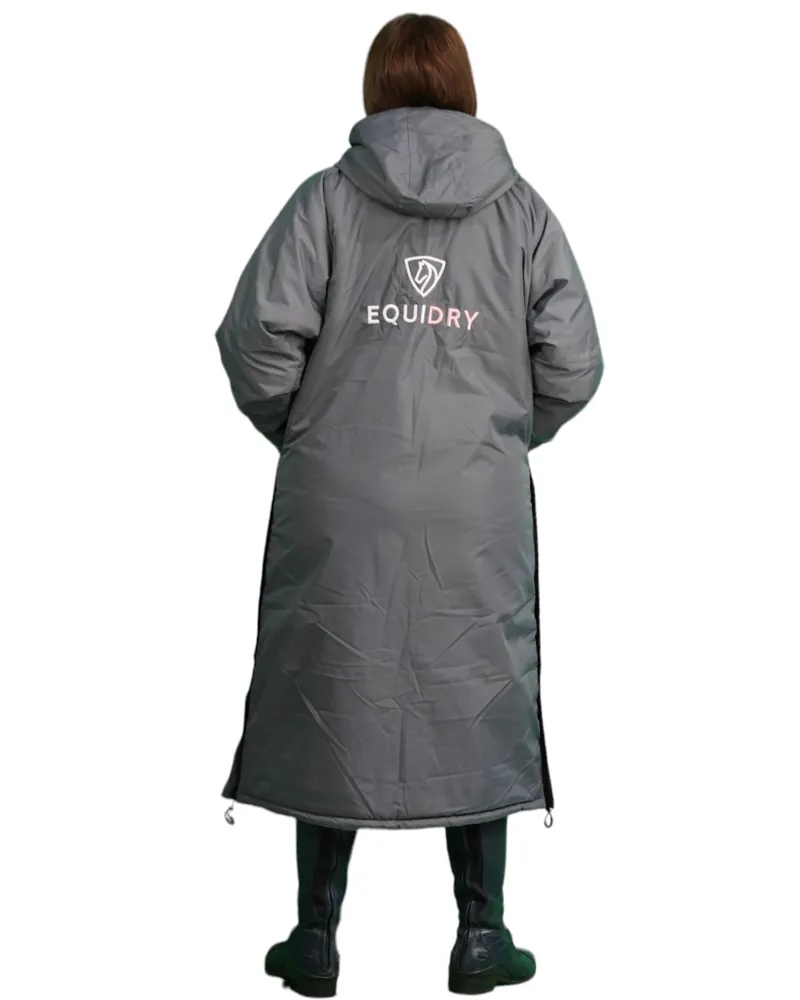 Equidry All Rounder Evolution Adults Jacket - Charcoal/Pale Pink-4