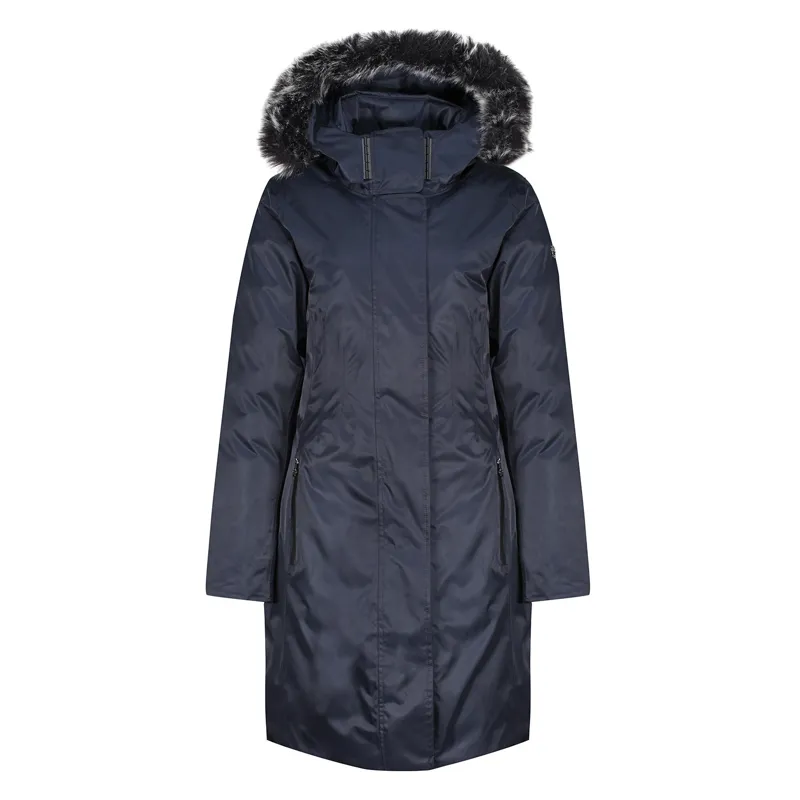 Equetech Women's Sub-Zero Waterproof Padded Coat in Blue