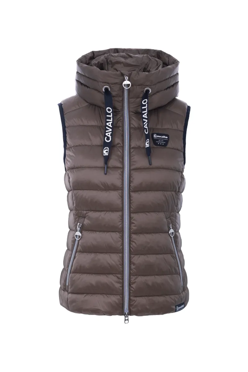 Cavallo Damira Quilted Waistcoat Nougat