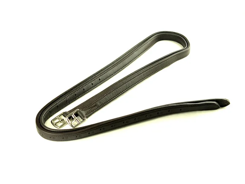 Ascot Hide Child Stirrup Leather - Black