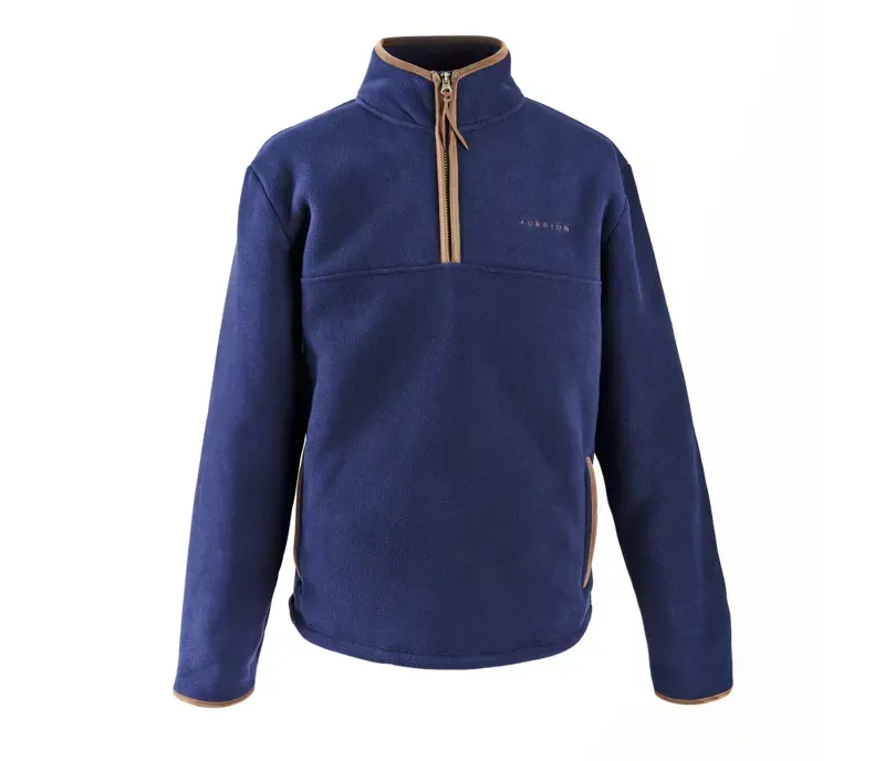 Aubrion Core Half Zip Fleece Gents in Navy