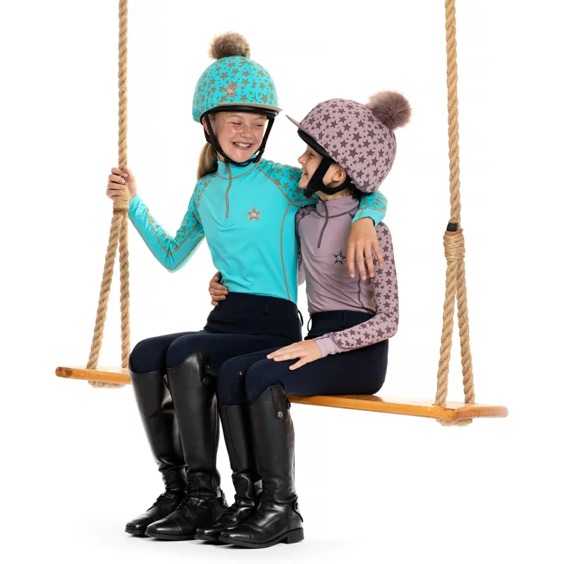 LeMieux Mini Childrens Base Layer - Azure-8