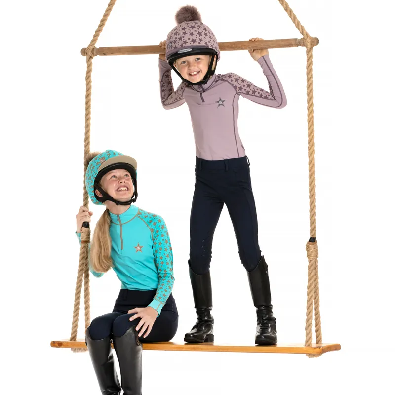 LeMieux Mini Childrens Base Layer - Azure-7