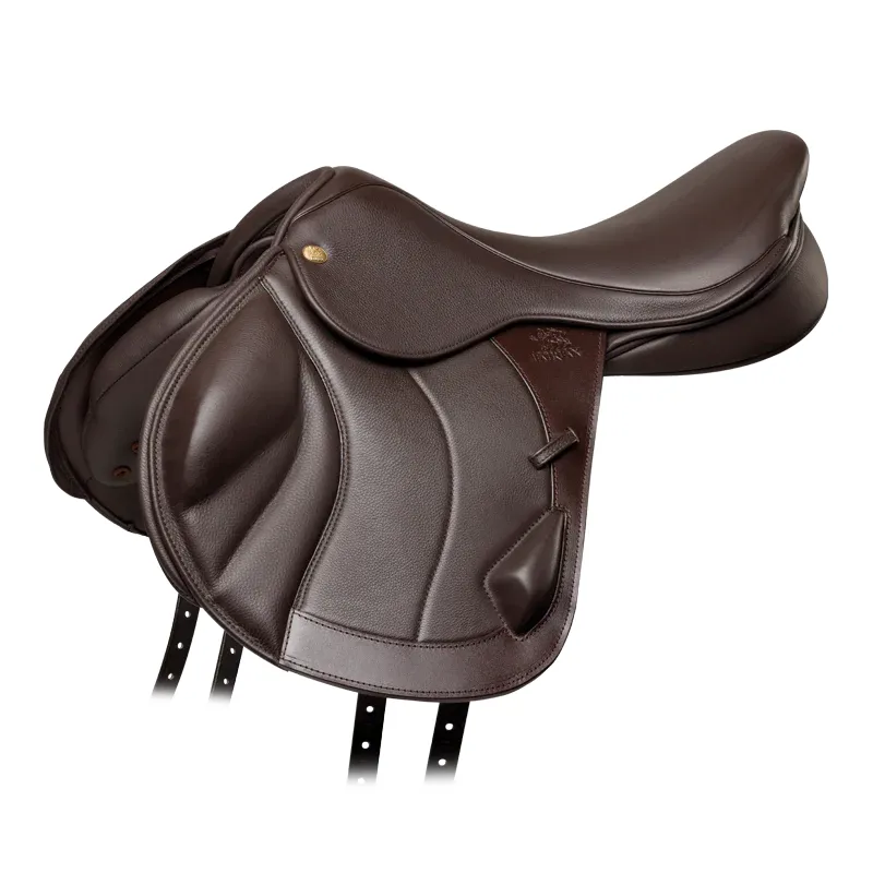 Fairfax Classic Deluxe Monoflap Jump Saddle - Brown-2