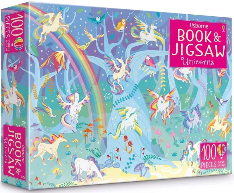 Usborne Book and Jigsaw: Unicorns