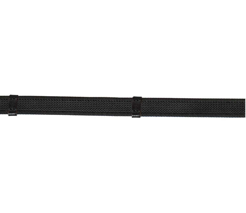 Aviemore Continental Rubber Grip Reins in Black/Black