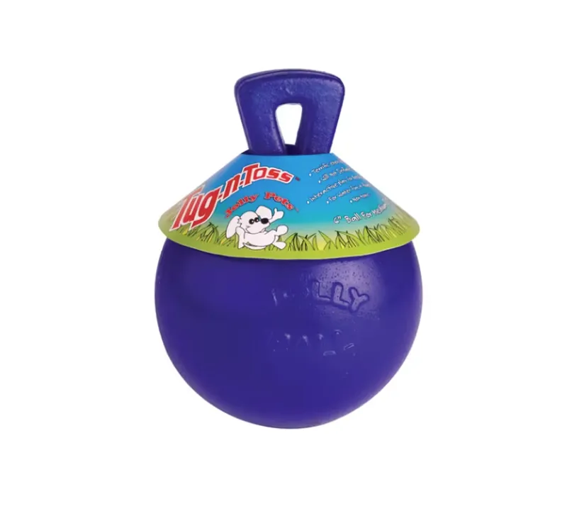 Horsemen's Pride Jolly Ball Tug-N-Toss in Blue