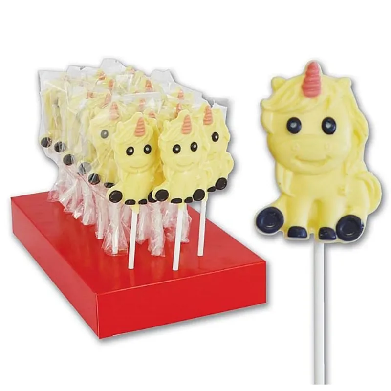 Chocolate Unicorn Lollies