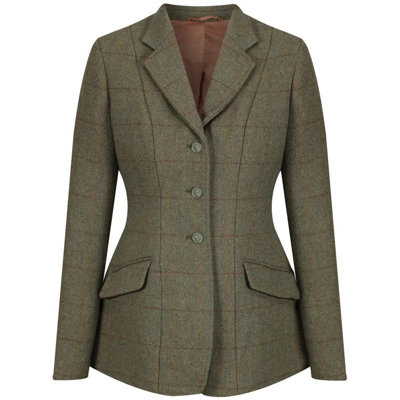 Equetech Women's Claydon Tweed Riding Jacket in Green