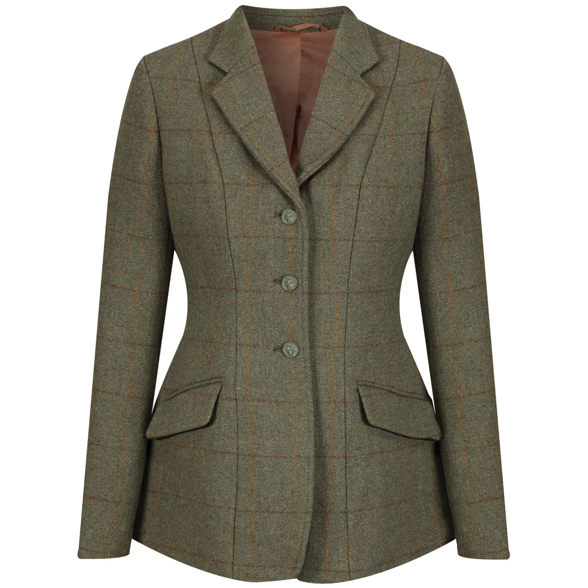 Equetech Women's Claydon Tweed Riding Jacket in Green