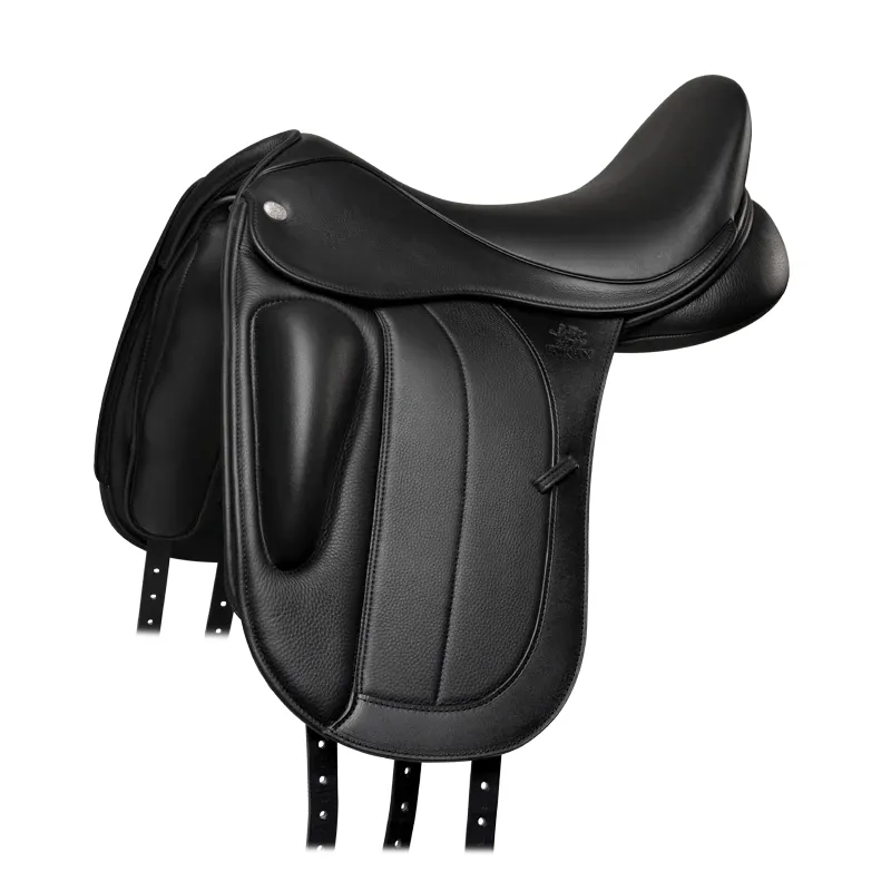 Fairfax Classic Deluxe Monoflap Drerssage Saddle - Black