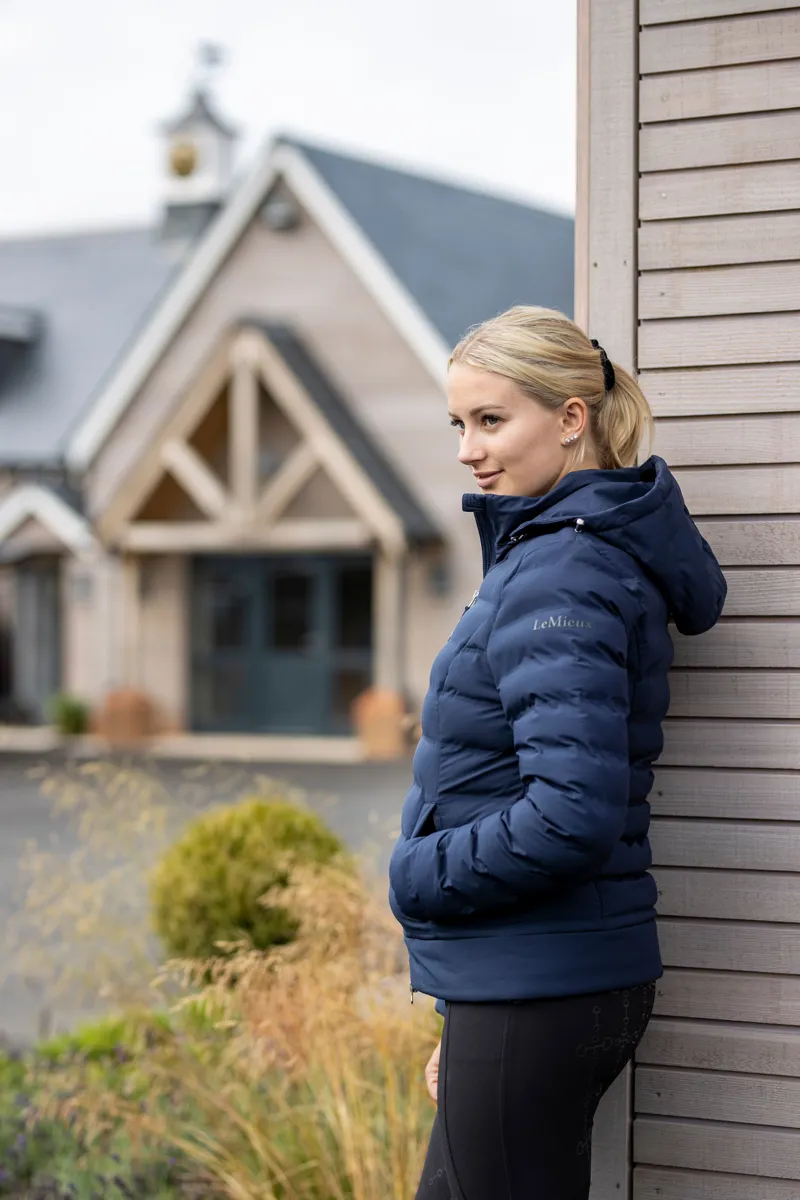 LeMieux Elize Waterproof Puffer Jacket Navy-2