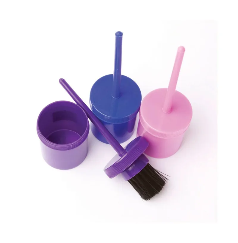 Lincoln Hoof Oil Brush with Container - Blue
