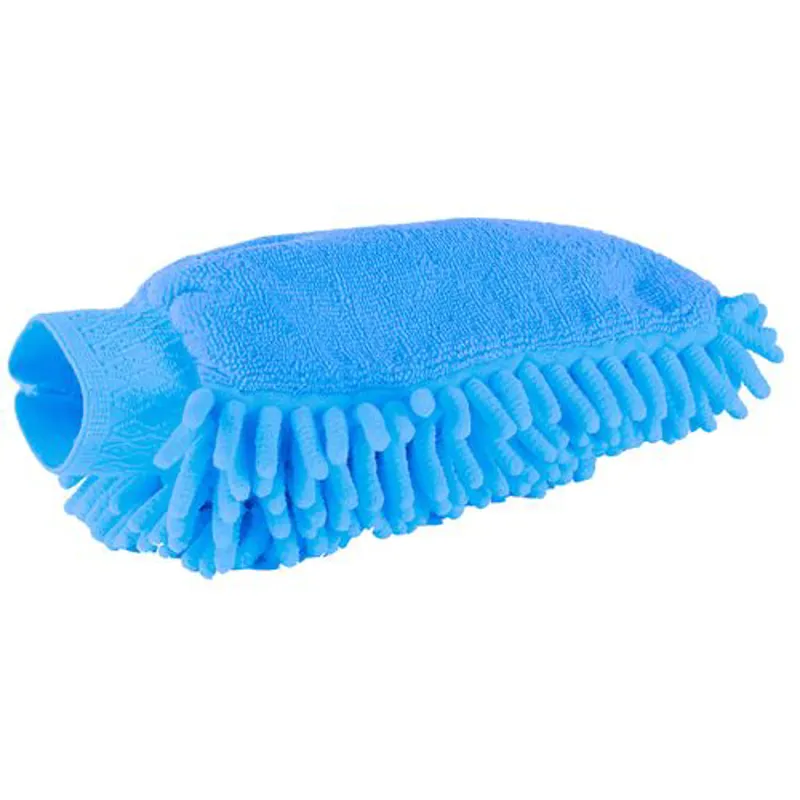 Lincoln Horse Care Accessories Microfibre Grooming Mitt in Blue