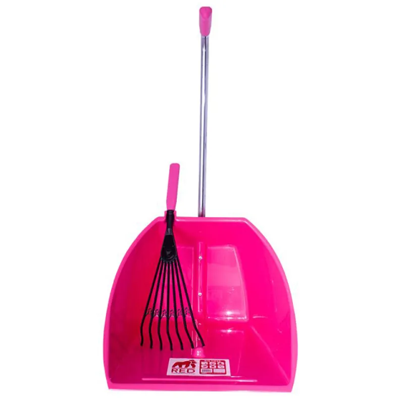 Red Gorilla Big Tidee Scoop w/Plastic Rake in Pink