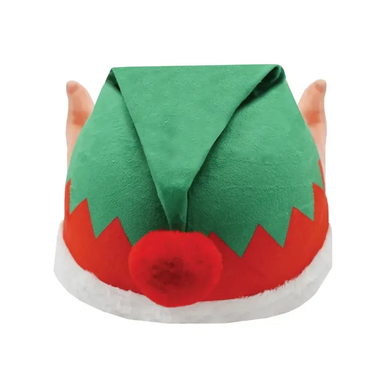 Equetech One Size Cheeky Elf Hat Silk in Green-1
