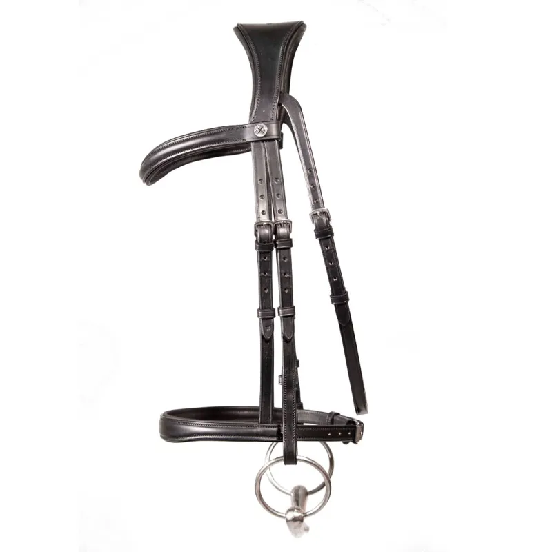 Henry James Cavesson Bridle - Black-1