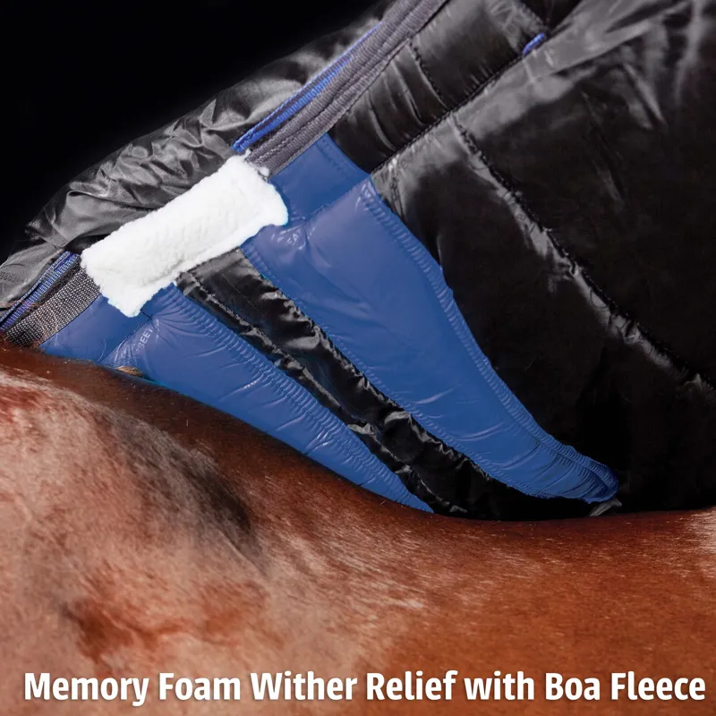 Weatherbeeta Comfitec Plus Dynamic II Detach-A-Neck Lite Turnout Rug - Maroon/Grey/White 0g-10