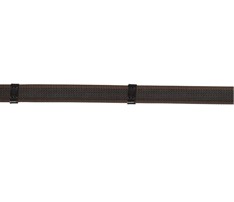 Aviemore Continental Rubber Grip Reins in Havana