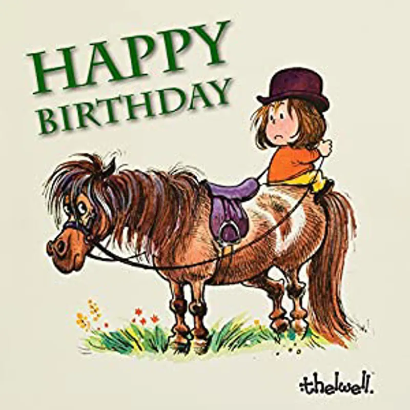Thelwell Happy Birthday Sound Card