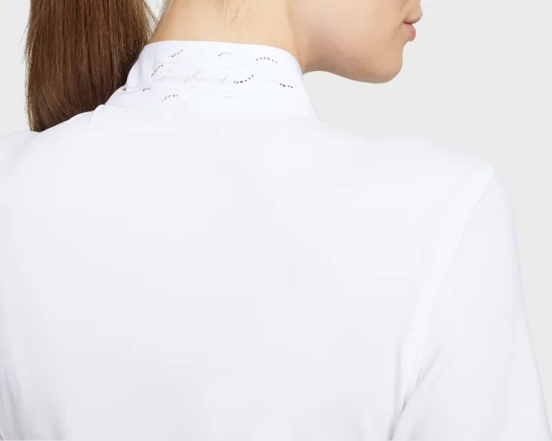Samshield Julia Intarsia Short Sleeve - White-1