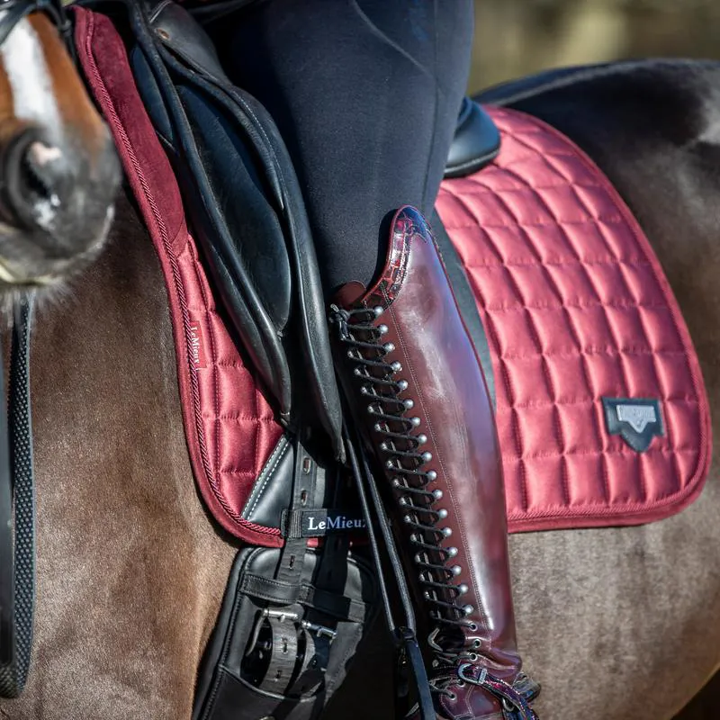 LeMieux Loire Classic Satin Dressage Square Rioja Large-1