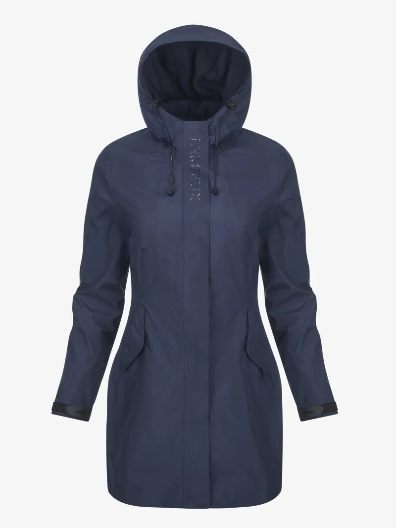 LeMieux Ladies Grace Long Rain Jacket - Navy