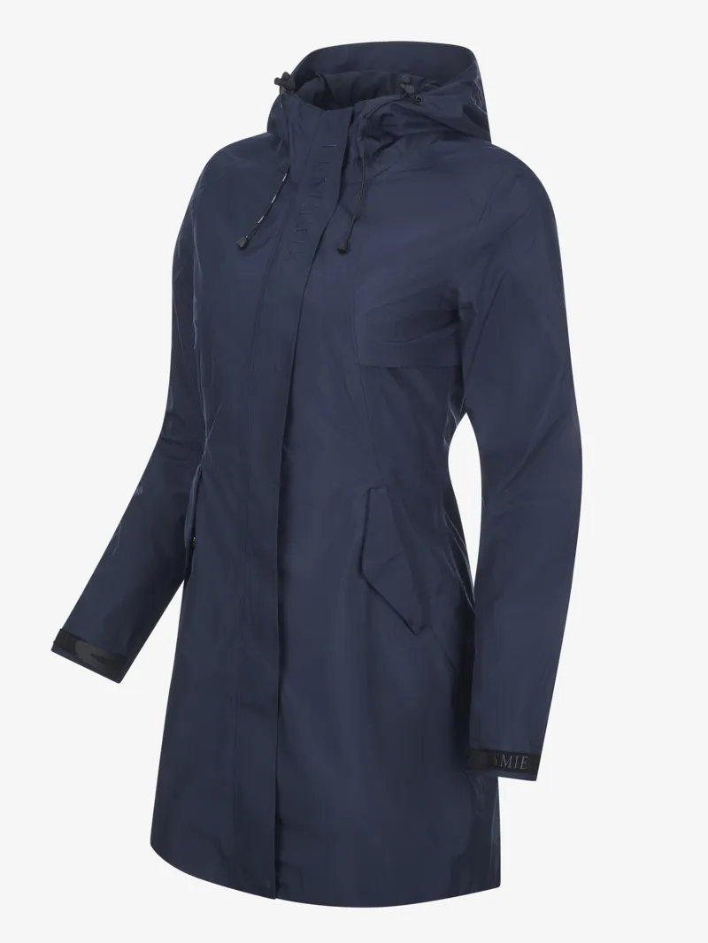 LeMieux Ladies Grace Long Rain Jacket - Navy-1