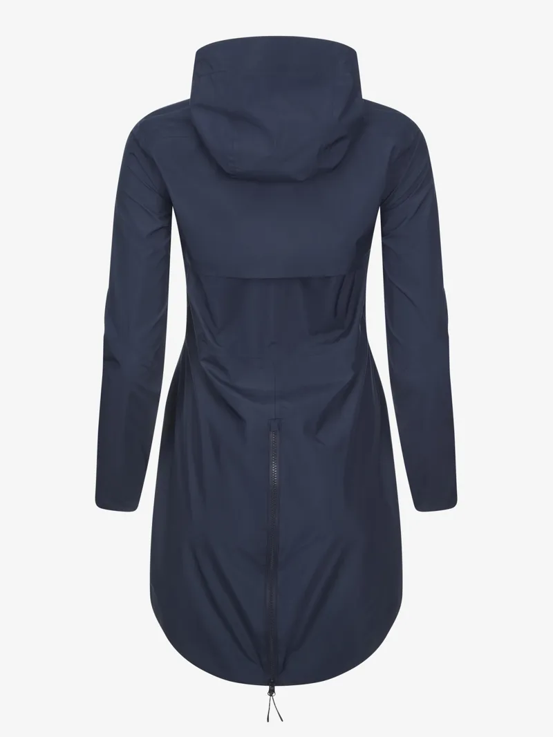 LeMieux Ladies Grace Long Rain Jacket - Navy-2