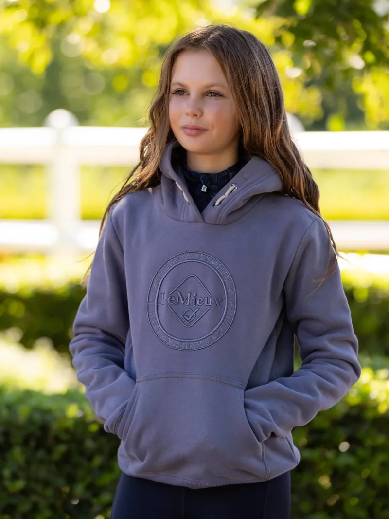 LeMieux Young Rider Hannah Pop Over Hoodie - Jay Blue-4