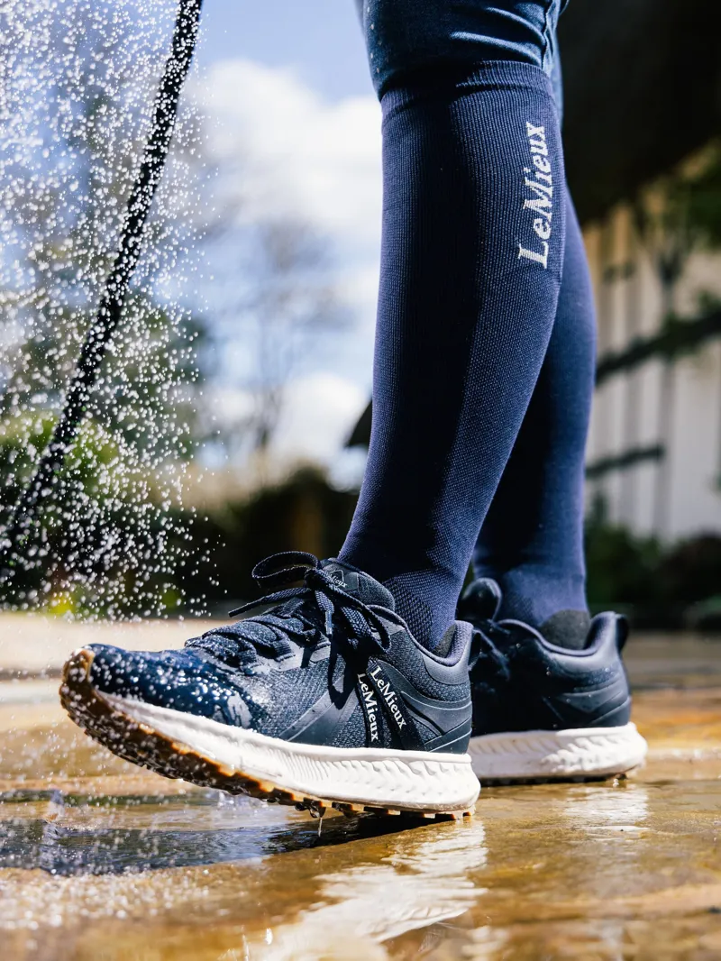 LeMieux Trax Waterproof Trainer - Navy-1
