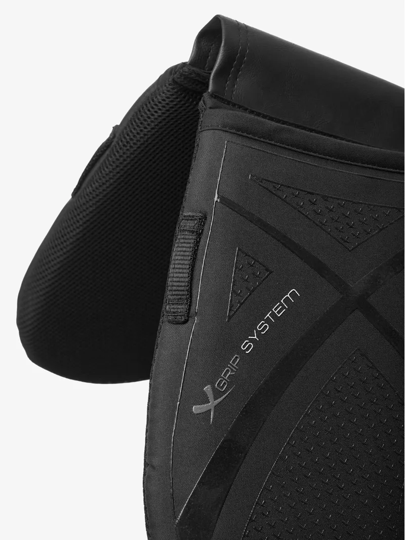 LeMieux Prosorb 3 pocket Quilted Half Pad - Black-5