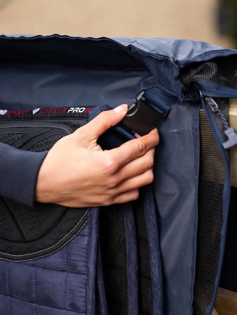 LeMieux Saddle Pad Carry Bag - Navy-4