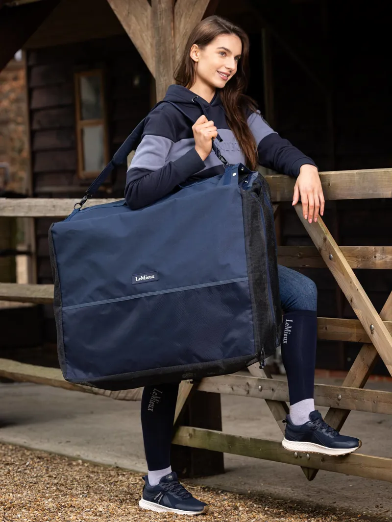 LeMieux Saddle Pad Carry Bag - Navy-1