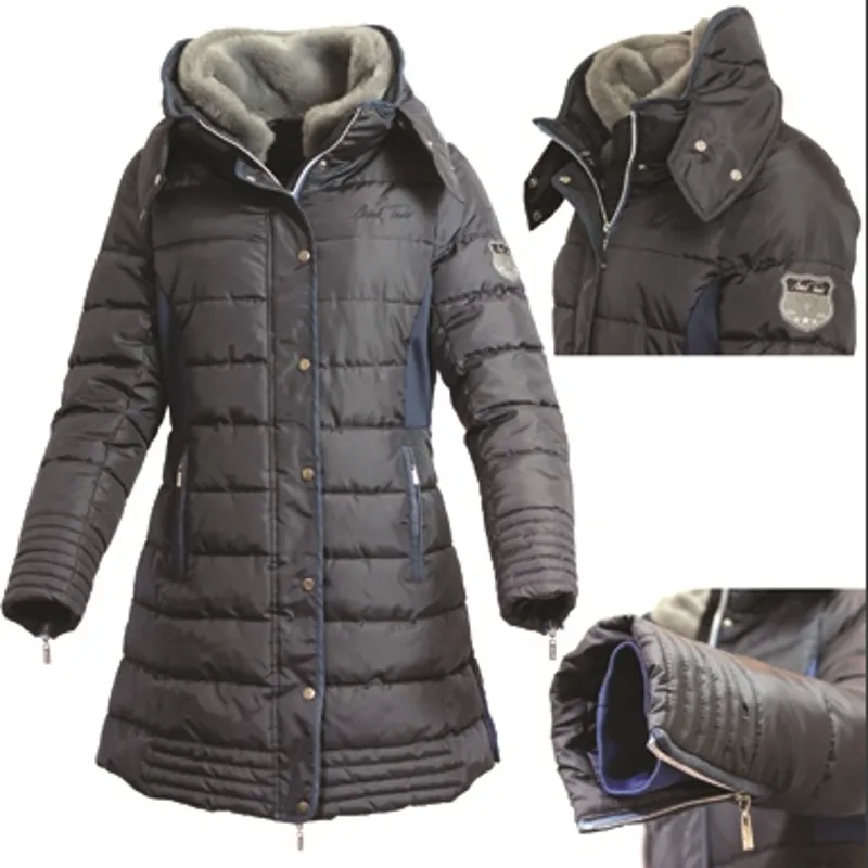 Mark Todd Deluxe Long padded Coat Black