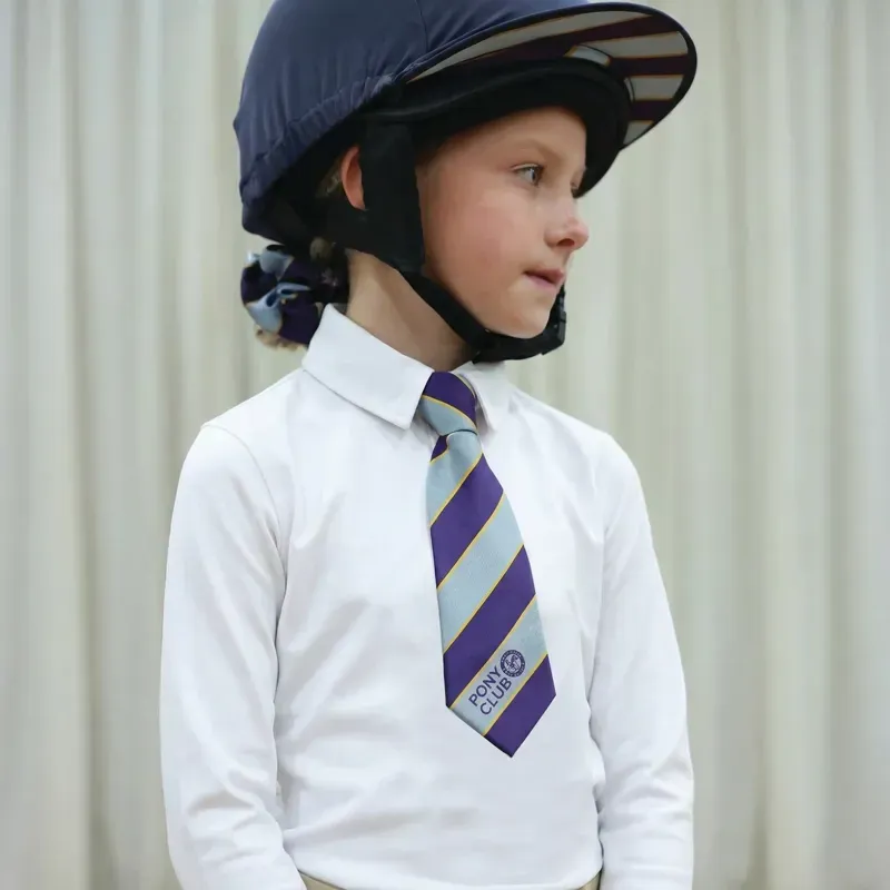 Equetech Junior Thermal Winter Rally Shirt in White-2