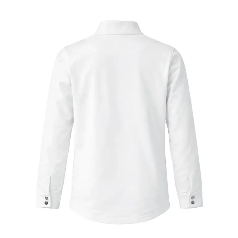 Equetech Junior Thermal Winter Stock Shirt in White-1