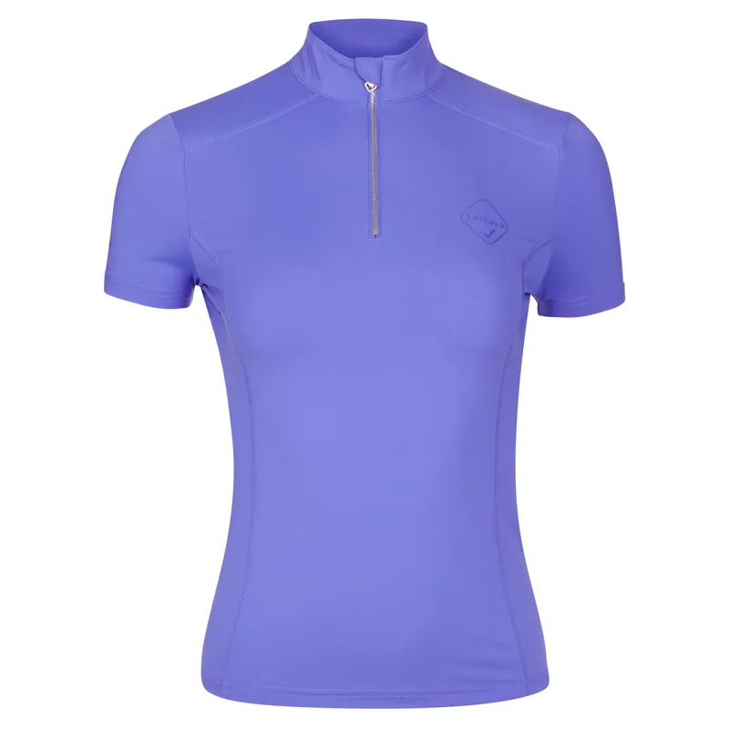LeMieux Activewear Short Sleeve Base Layer Bluebell-2