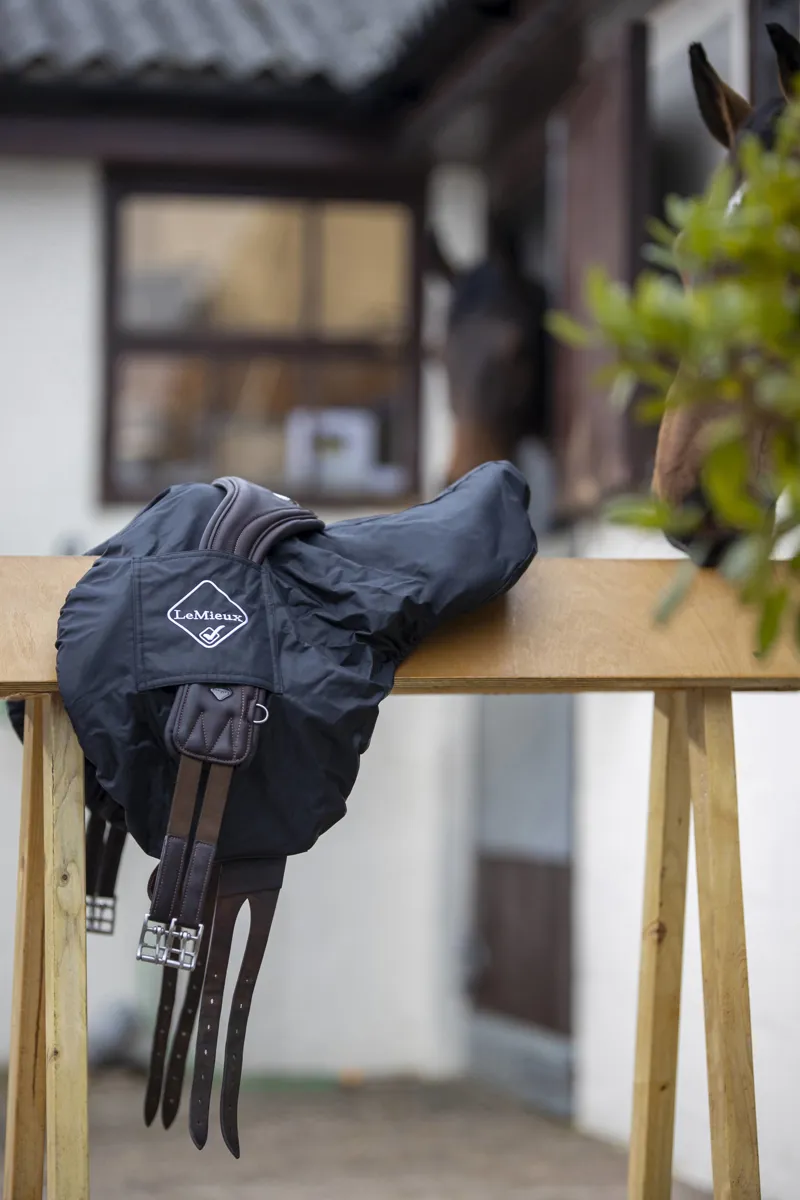 LeMieux GP Jump Saddle Cover - Black-1