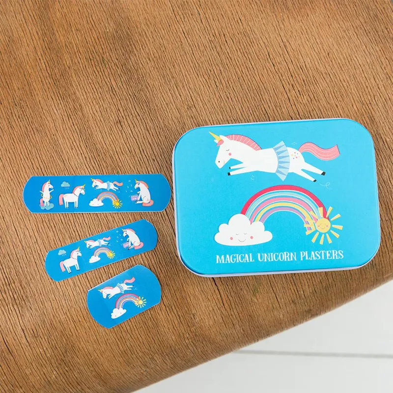 Rex London Magical Unicorn Plasters in a Tin- Pack of 30