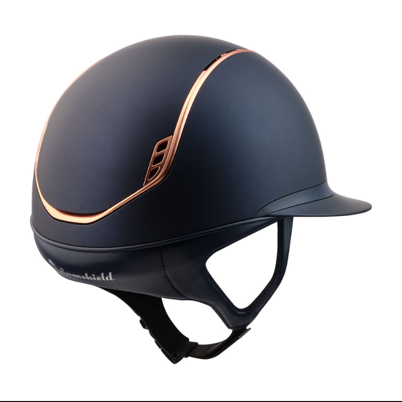 Miss Shield 2.0 Shadowmatt Blue with Matt Pink Gold Blazon-1