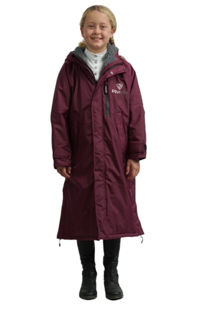 Equidry All Rounder Evolution Kids Jacket - Plum/Charcoal-1