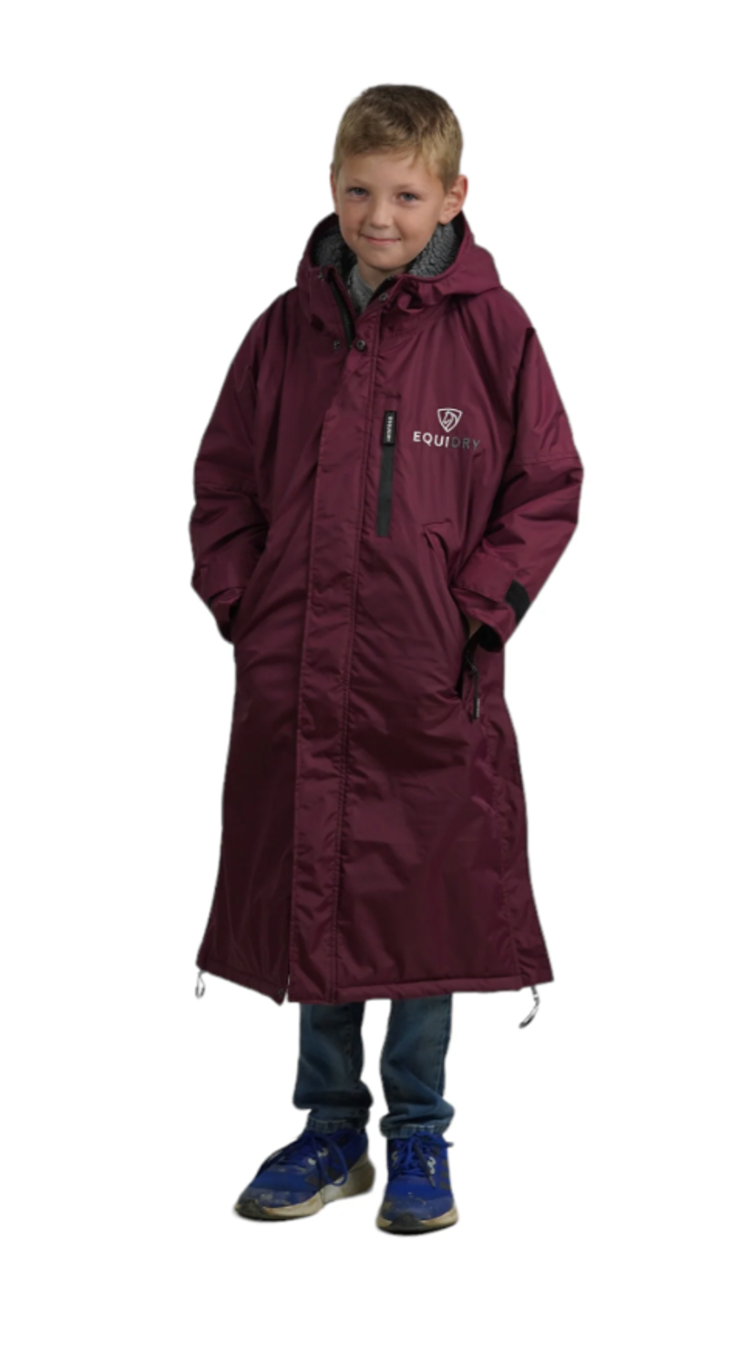 Equidry All Rounder Evolution Kids Jacket - Plum/Charcoal-2