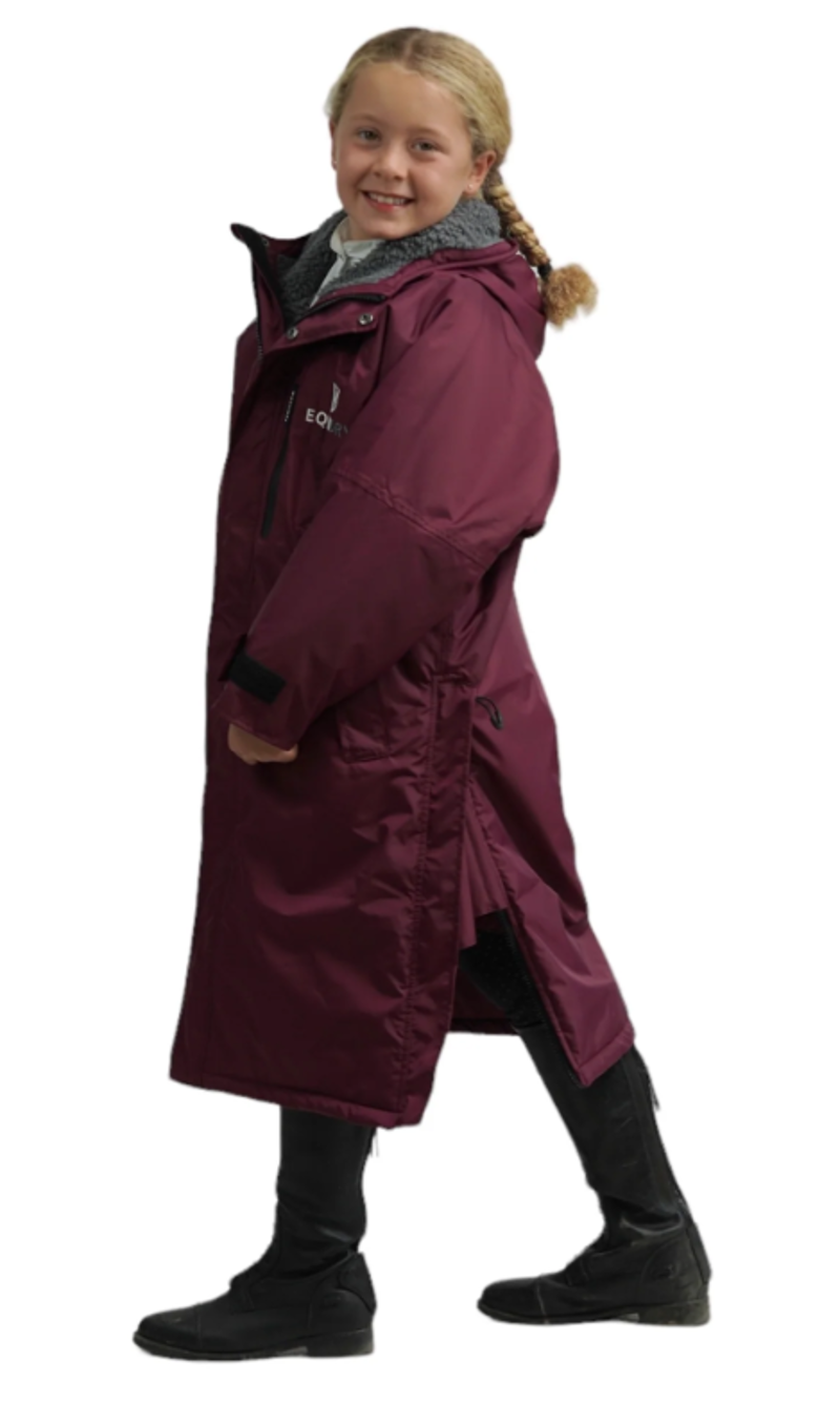 Equidry All Rounder Evolution Kids Jacket - Plum/Charcoal-3