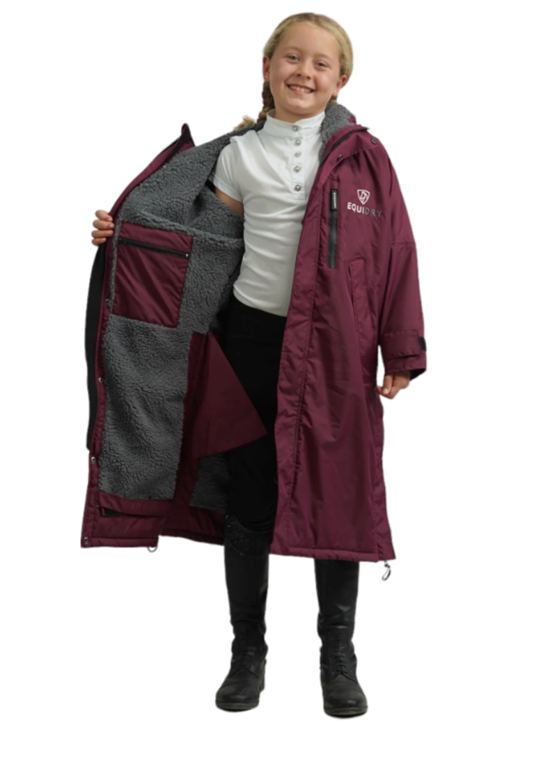 Equidry All Rounder Evolution Kids Jacket - Plum/Charcoal-4