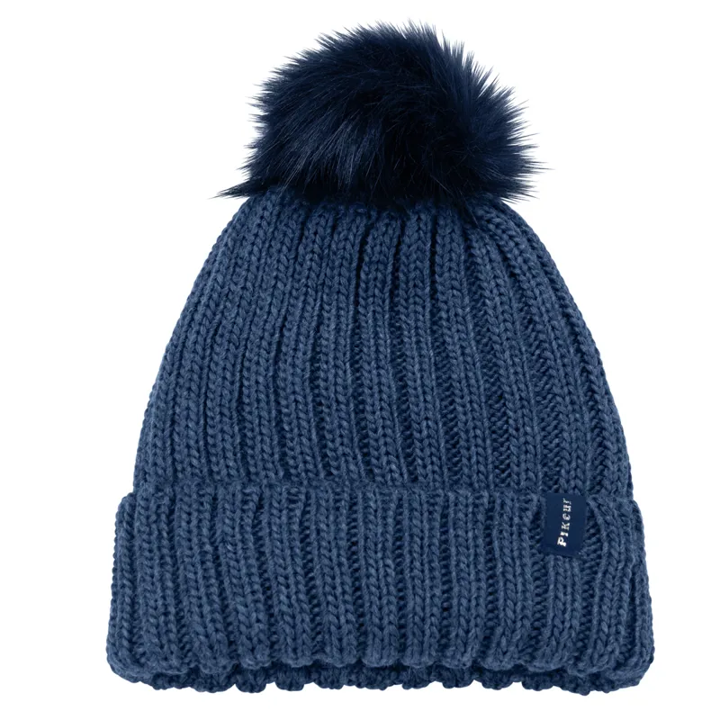 Pikeur Bobble Hat Dove Blue Melange