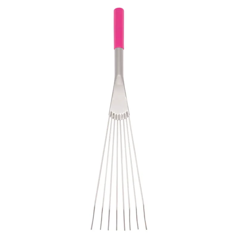 Red Gorilla Big Tidee Metal Rake in Pink